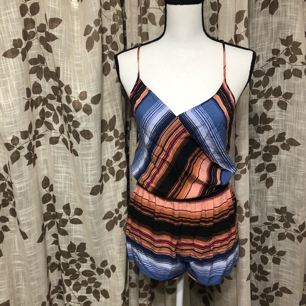 NWT Forever 21 Juniors S Romper Striped